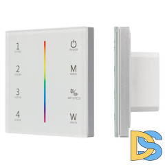 Панель Arlight Sens Smart-P22-RGBW White (12-24V, 4x3A, 2.4G) 025168