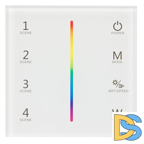 Панель Arlight Sens Smart-P22-RGBW White (12-24V, 4x3A, 2.4G) 025168