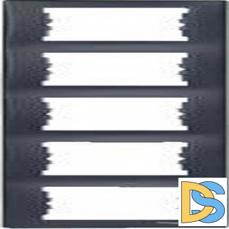 Рамка 5-ая (пятерная) вертикальная, Графит, серия Sedna, Schneider Electric