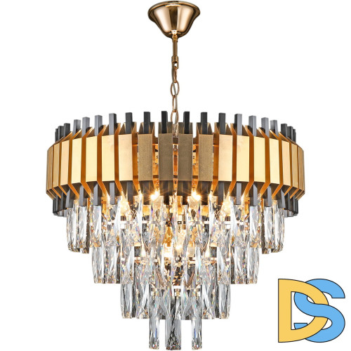 Подвесная люстра Reluce 02144-0.4-08 FGD+BK