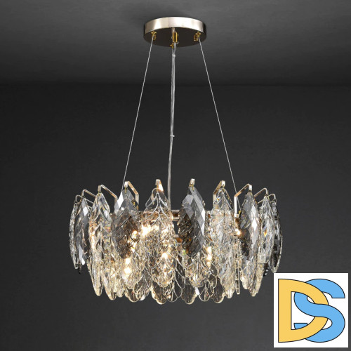 Подвесная люстра Delight Collection D8011P/R-600 gold/smoky
