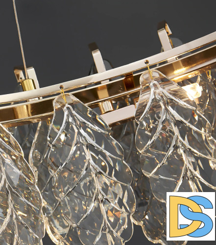 Подвесная люстра Delight Collection D8011P/R-600 gold/smoky