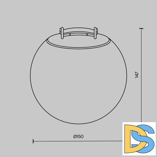 Трековый светильник Maytoni Luna TR125B-10W3K-B