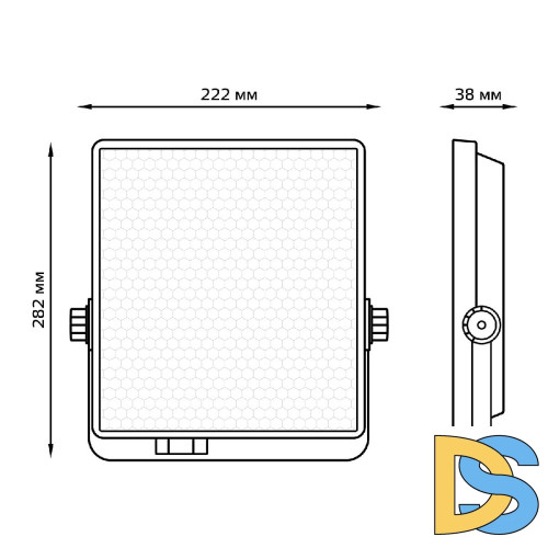 Прожектор светодиодный Gauss Evo 70W 6500К 687511370