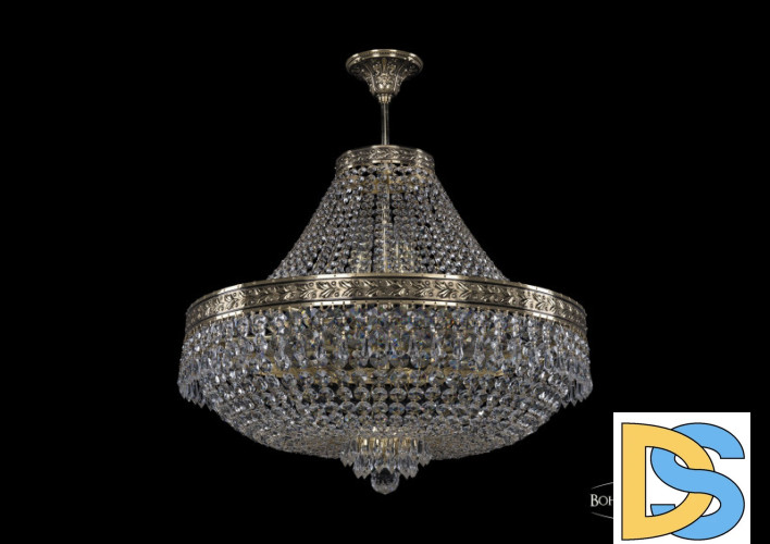 Люстра на штанге Bohemia Ivele Crystal 19271/H1/60IV GB