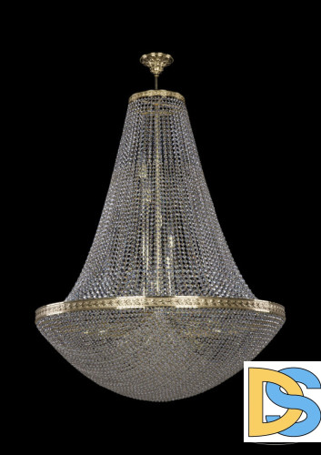 Люстра на штанге Bohemia Ivele Crystal 19321/H2/100IV G