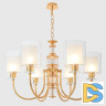 Подвесная люстра Crystal Lux ELENA SP6 GOLD