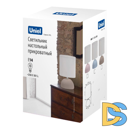 Настольная лампа Uniel UML-B302 E14 PINK UL-00010754