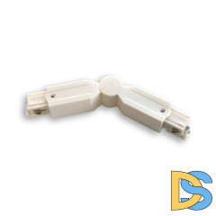 Коннектор поворотный Elvan Коннект пов бел NEW