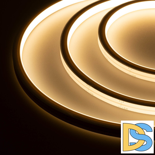 Лента герметичная Arlight MOONLIGHT-TOP-A140-13x12mm 24V Warm3000 (9.6 W/m, IP67, 2835, 5m) 027947(1)