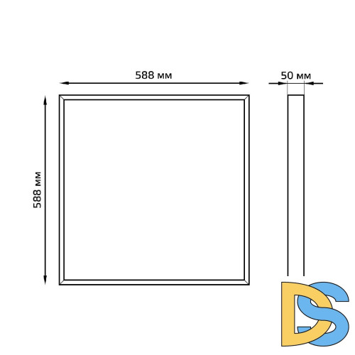 Встраиваемый светодиодный светильник Gauss Mir G1-R3-00010-31G02-2003550