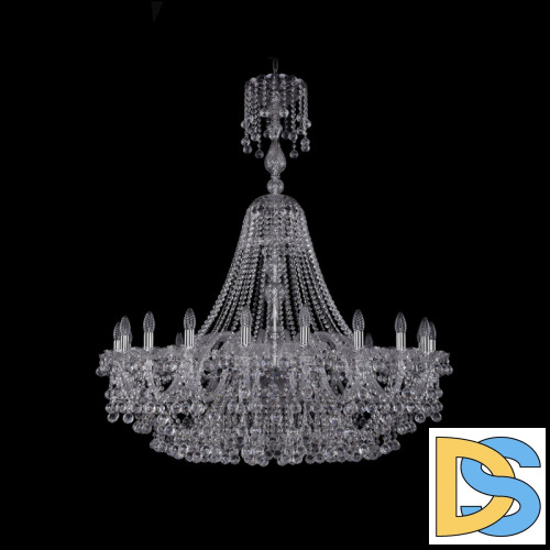 Подвесная люстра Bohemia Ivele Crystal 1409/20/400/XL-133 Ni