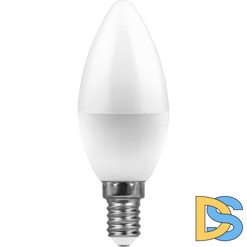 Лампа светодиодная Feron E14 7W 4000K Прямосторонняя Матовая LB-433 25899