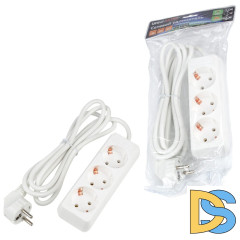 Удлинитель бытовой Uniel Ultra S-GCU3-2 WHITE UL-00010000