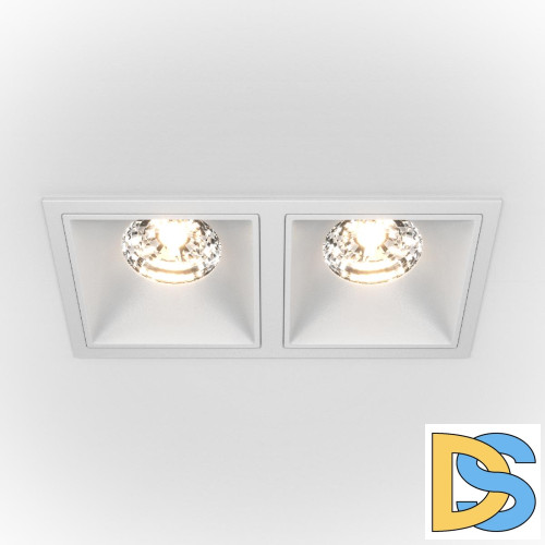 Встраиваемый светильник Maytoni Technical Alfa LED DL043-02-15W4K-D-SQ-W