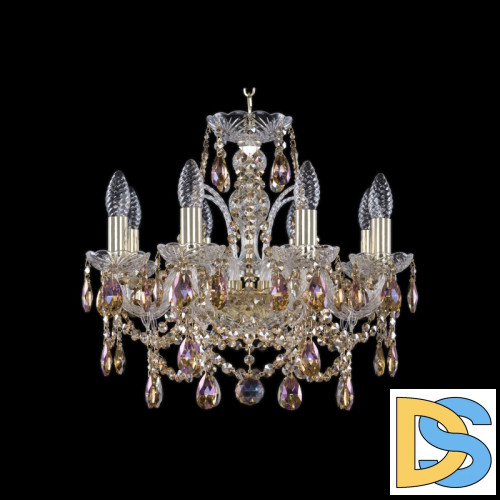 Подвесная люстра Bohemia Ivele Crystal 1411/8/141 G R777
