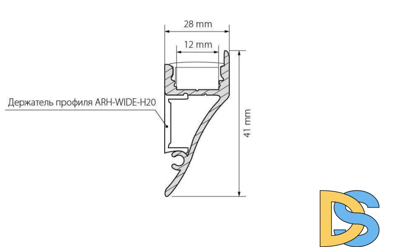 Профиль Arlight ARH-CON-2000 ANOD 018828