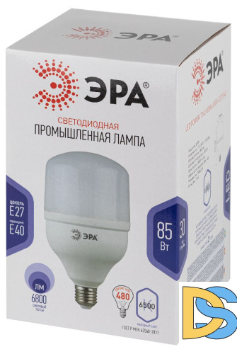 Лампа светодиодная Эра E40 85W 6500K LED POWER T140-85W-6500-E27/E40 Б0032088