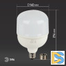 Лампа светодиодная Эра E40 85W 6500K LED POWER T140-85W-6500-E27/E40 Б0032088