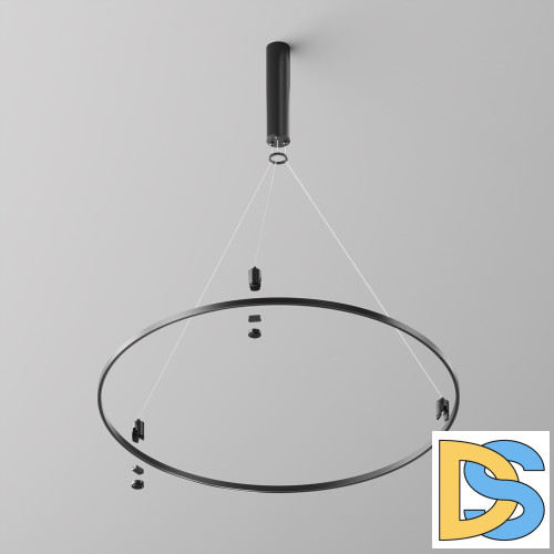 Шинопровод магнитный круглый Maytoni Flarity TRX154-R-D800-B