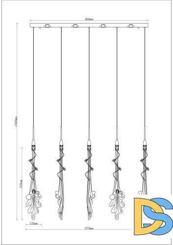 Подвесной светильник Moderli Melburn V9021-PL