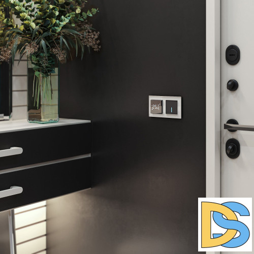 Умный сенсорный Выключатель одноклавишный Werkel (черный) W4510608