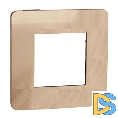 Рамка 1-постовая Schneider Electric Unica New NU280258