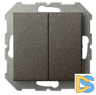 Выключатель Epsilon 2кл. проходной антрацит