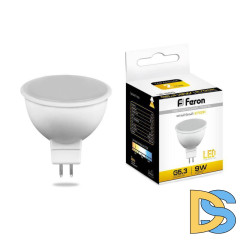 Лампа светодиодная Feron MR16 G5.3 9W 2700K Грибок матовая LB-560 25839