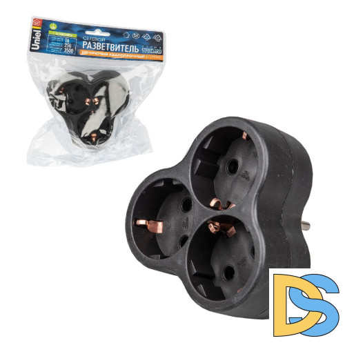 Сетевой разветвитель Uniel S-GES3-16F BLACK UL-00011236