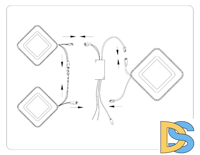 Потолочная люстра Ambrella Light Acrylica Original FA8877