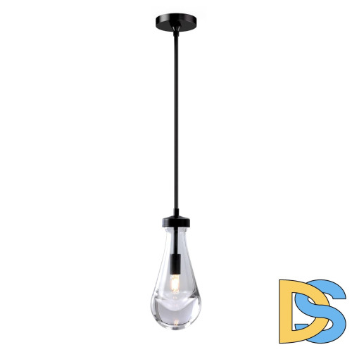 Подвесной светильник DeLight Collection Raindrop MT9093-1H black brushed gold