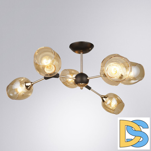 Люстра на штанге Arte Lamp Seppia A4211PL-6BK