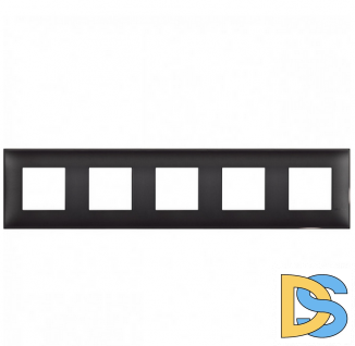 Рамка 5-я Черный/Сатин Btichino Classia
