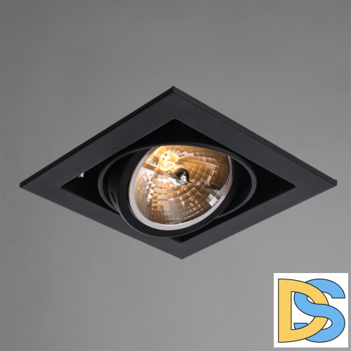 Встраиваемый светильник ARTE Lamp A5935PL-1BK