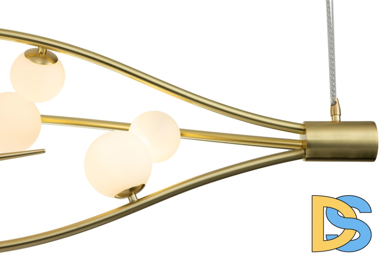 Подвесная люстра Indigo Flusso 11025/7P Gold V000231