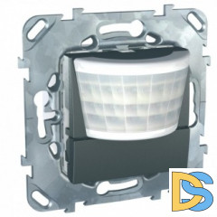 Датчик движения 2300Вт с ручн.упр. 3-х проводная схема, реле, Графит, серия UNICA TOP/CLASS, Schneider Electric