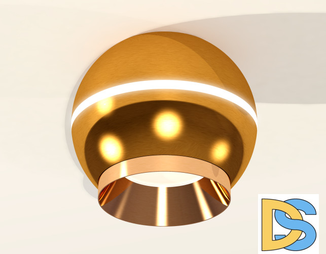 Накладной светильник с дополнительной подсветкой Ambrella Light Techno XS1105002 (C1105, N7034)