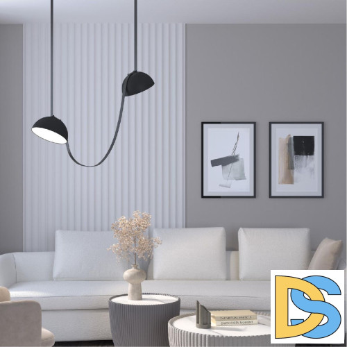 Трековый однофазный светильник Denkirs Belty Flow DK5561-BK