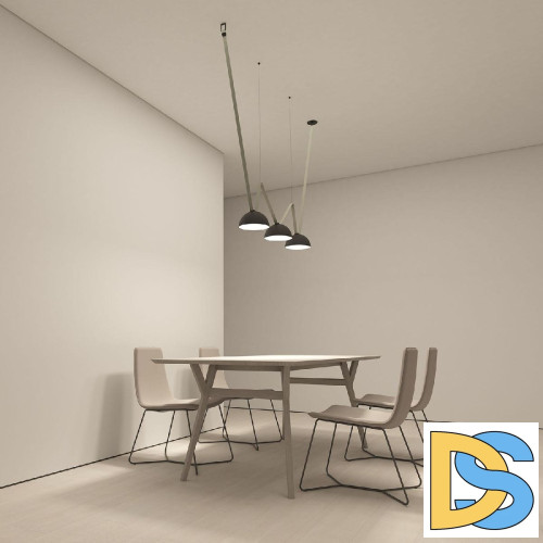 Трековый однофазный светильник Denkirs Belty Flow DK5561-BK