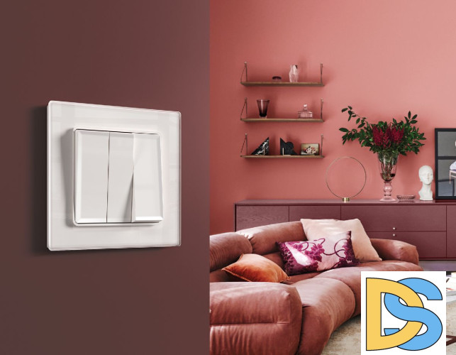 Комплект механизма 3-кл выключателя Ambrella Volt Alfa MA105010