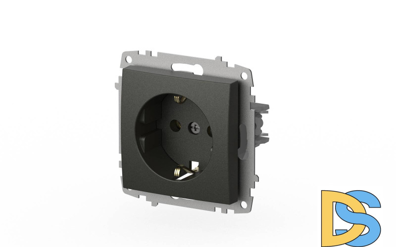 Розетка с заземлением ELBI Zena Vega 609-011100-217