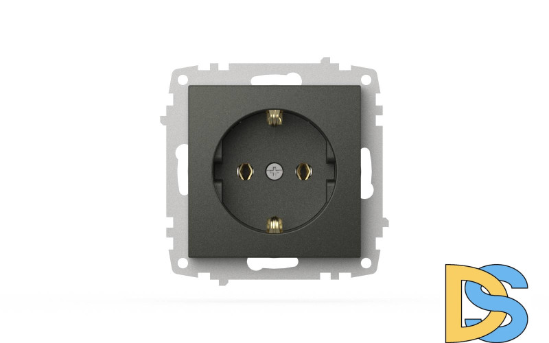 Розетка с заземлением ELBI Zena Vega 609-011100-217