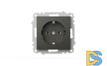 Розетка с заземлением ELBI Zena Vega 609-011100-217