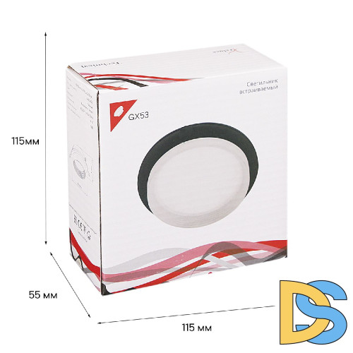 Встраиваемый светильник Reluce 53004-9.0-001RLD GX53 BK