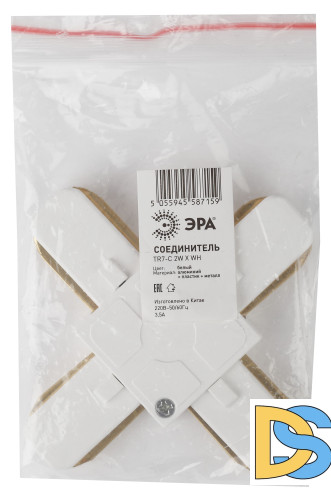 Коннектор Х-образный Эра TR7-C 2W X WH Б0032179