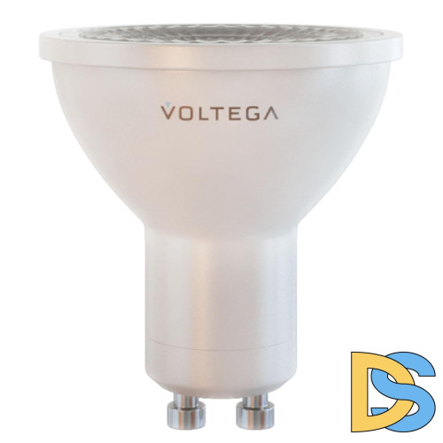 Лампа светодиодная Voltega GU10 6W 2800К прозрачная VG2-S1GU10warm6W-D 7108