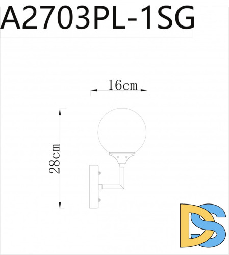 Бра ARTE Lamp A2703AP-1SG