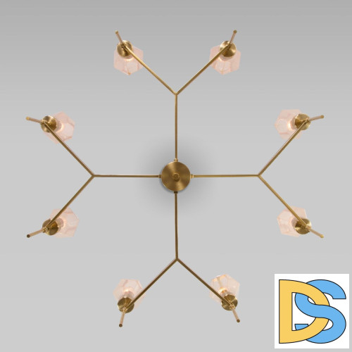Люстра на штанге Eurosvet Prism 60143/8 латунь a061937