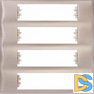 Рамка 4-ая (четверная) вертикальная, Титан, серия Sedna, Schneider Electric